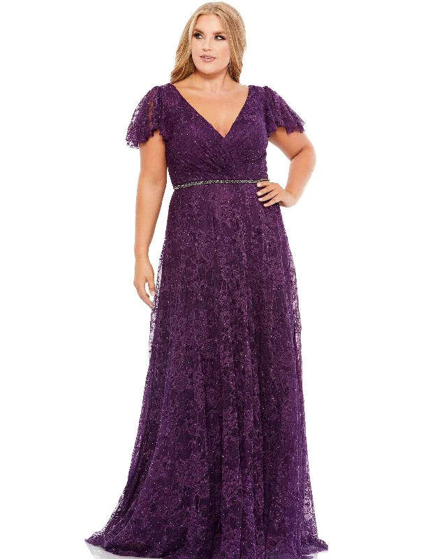 Mac Duggal 67761 Fabulouss Plus Size Long Dress