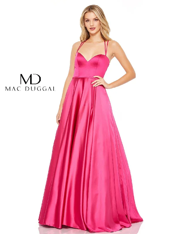 Mac Duggal 67559 Prom Spaghetti Strap Long Dress