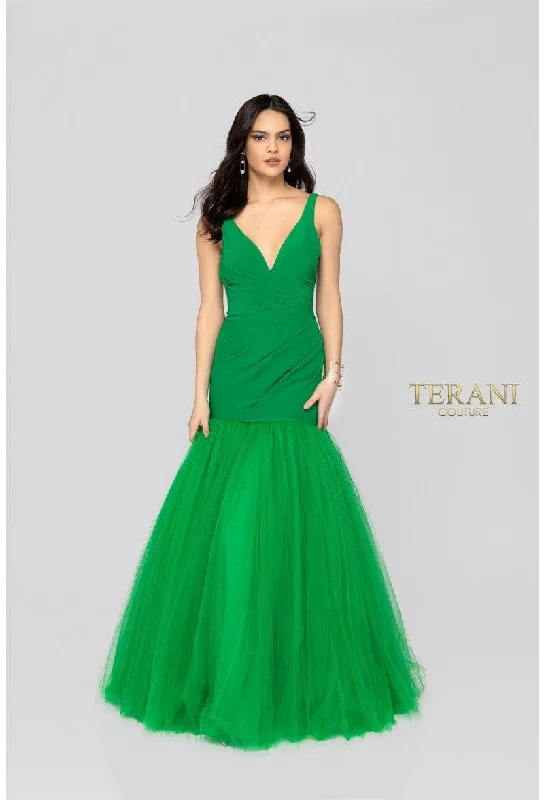 Terani Couture 1911P8349 Sleeveless Long Prom Dress