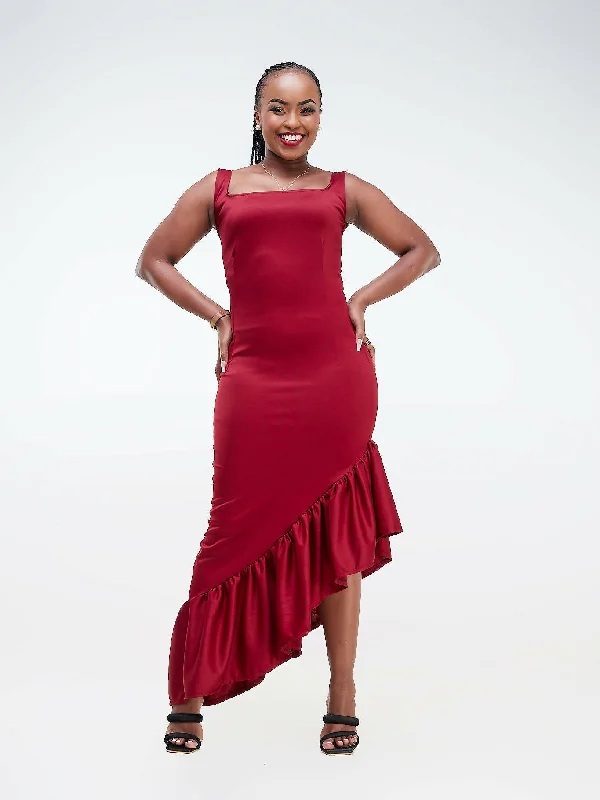 Da'joy Fashions Diva Maxi Dress - Maroon