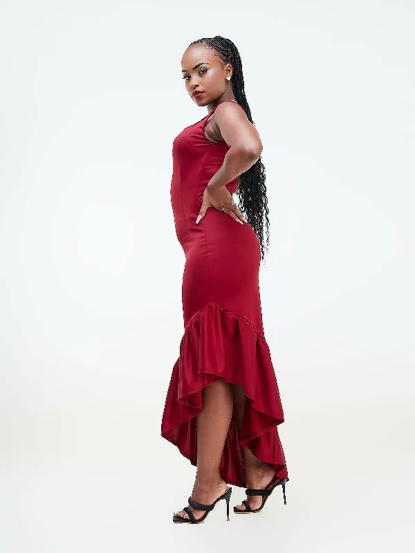 Da'joy Fashions Diva Maxi Dress - Maroon