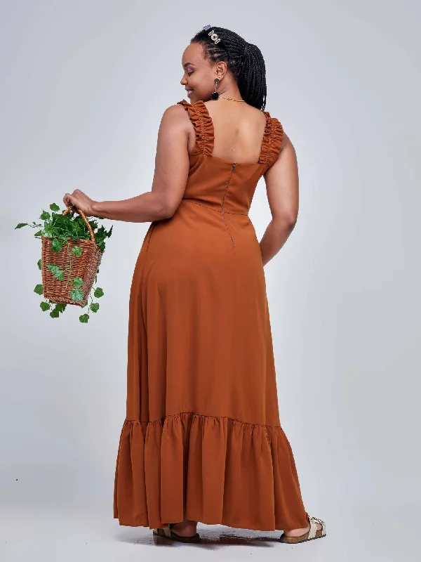 Purple Thread Chale Dress - Tawny