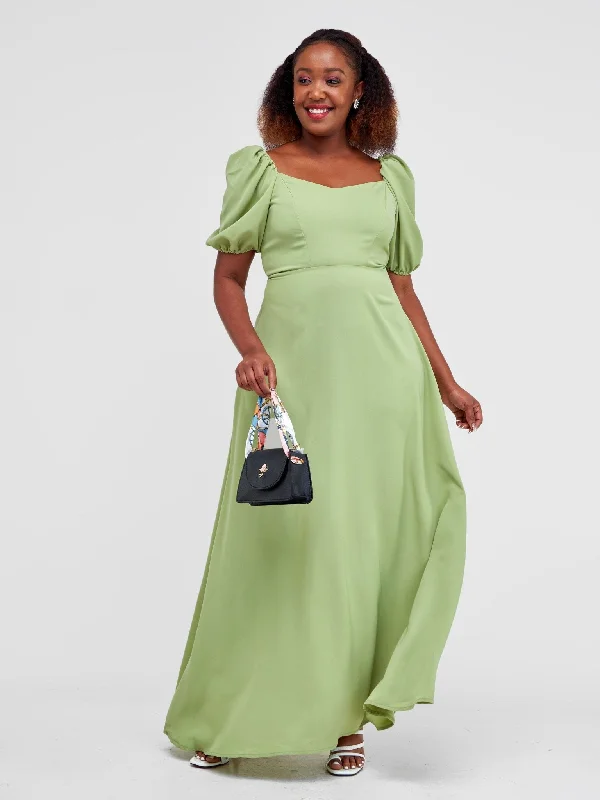 Zia Africa Pretty Woman Maxi Dress - Sage