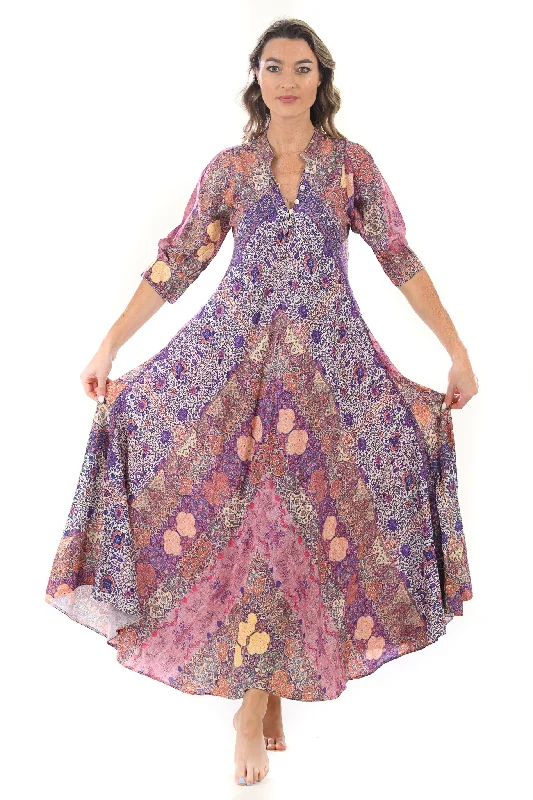 Daphne Dress / Stained Glass Plum