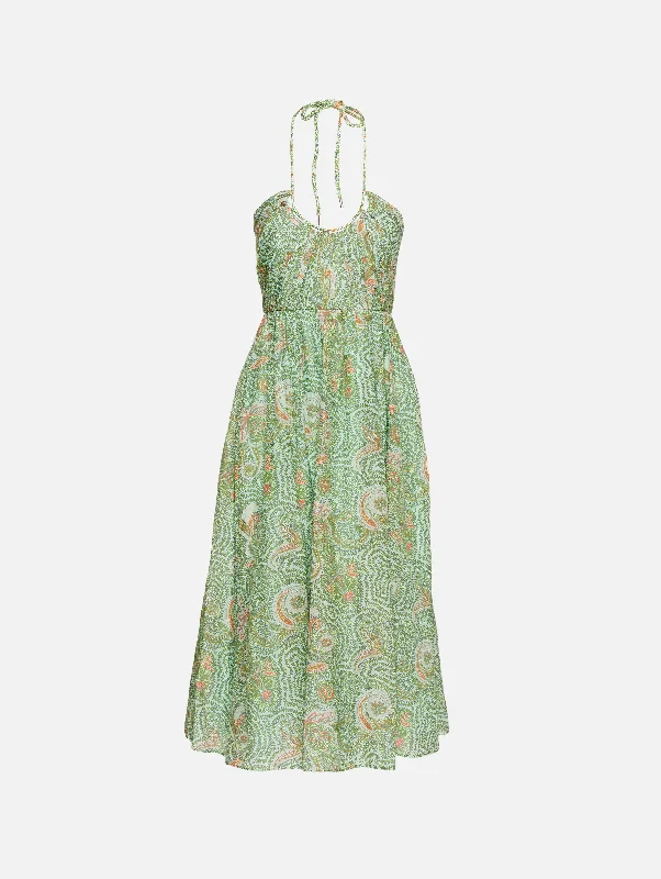 Paisley Halter Dress