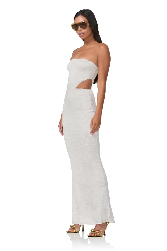 Livia Maxi Dress - Heathered Oatmeal