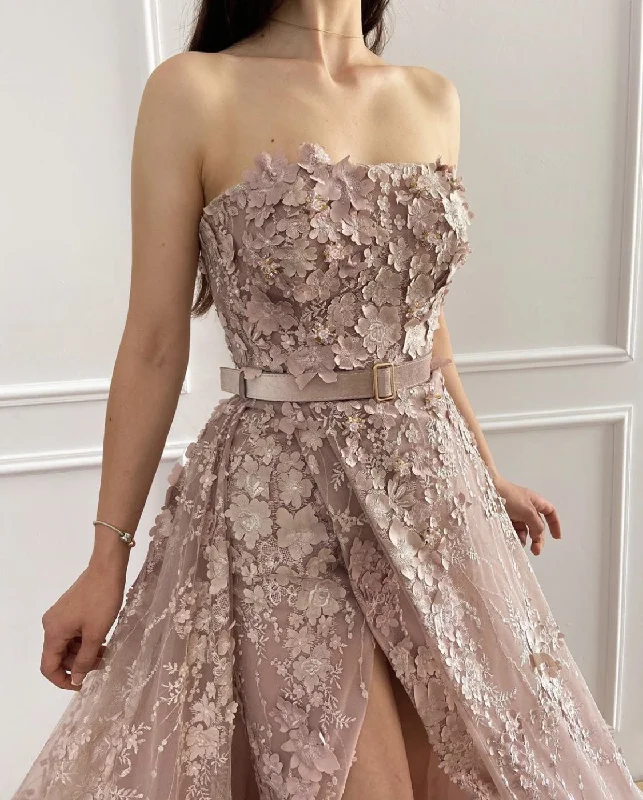 Lovely Petals Embroiderd Gown