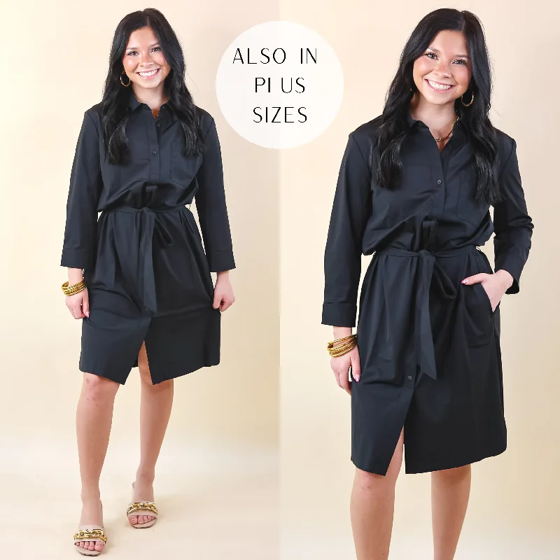 Lyssé | Schiffer Button Down Dress Dress in Black