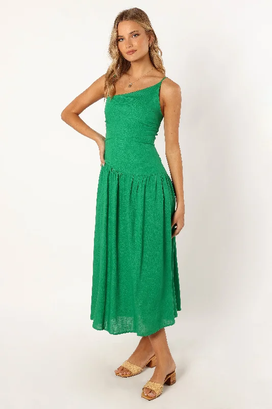 Shiloh Midi Dress - Green