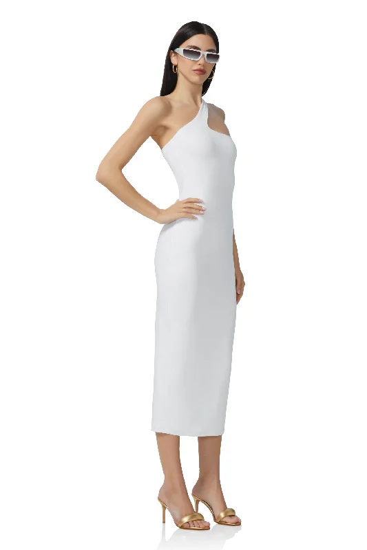 Sloane Midi Dress - Bright White