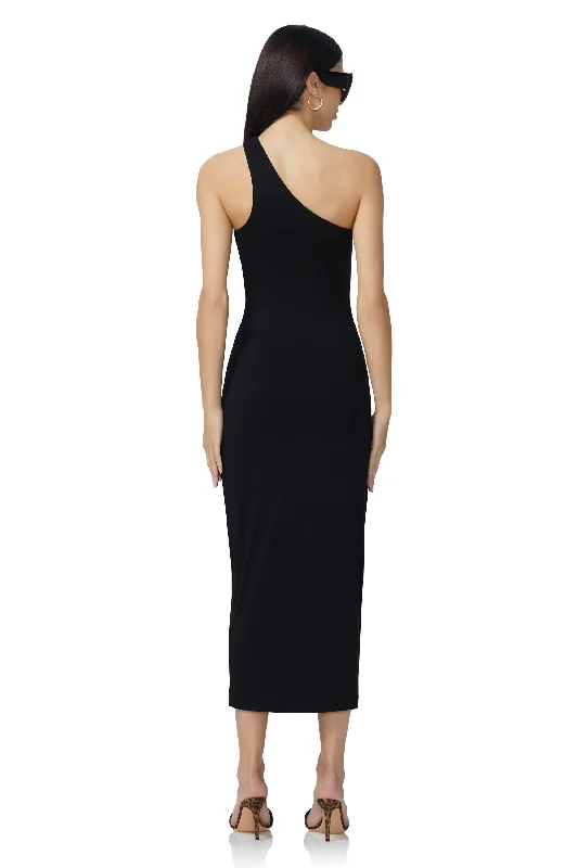 Sloane Midi Dress - Noir