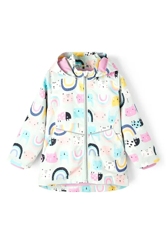 Name It Mini Girl Maxi Cute Cat Jacket, Surf Spray