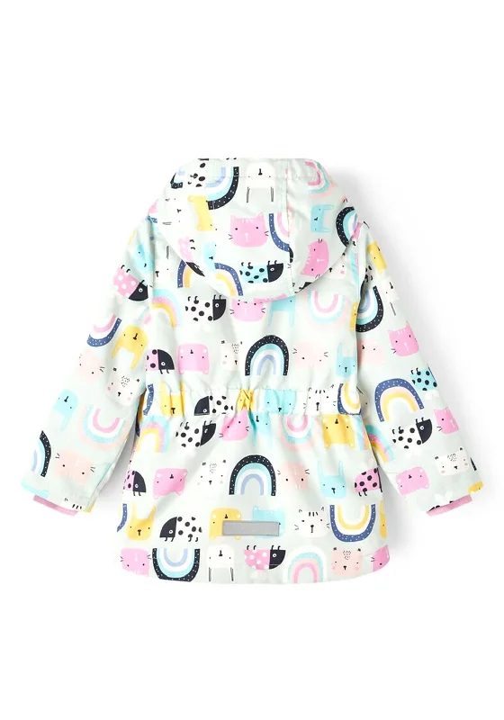 Name It Mini Girl Maxi Cute Cat Jacket, Surf Spray