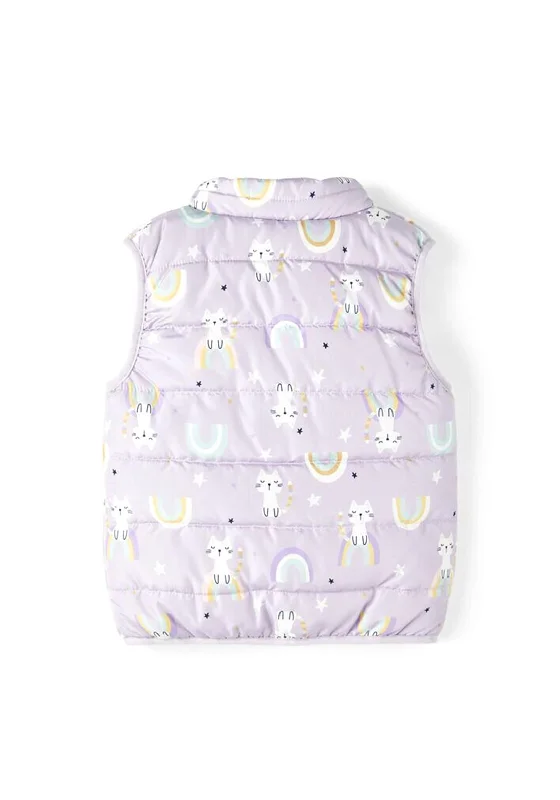 Name It Mini Girl My Lane Rainbow Vest, Orchid Petal