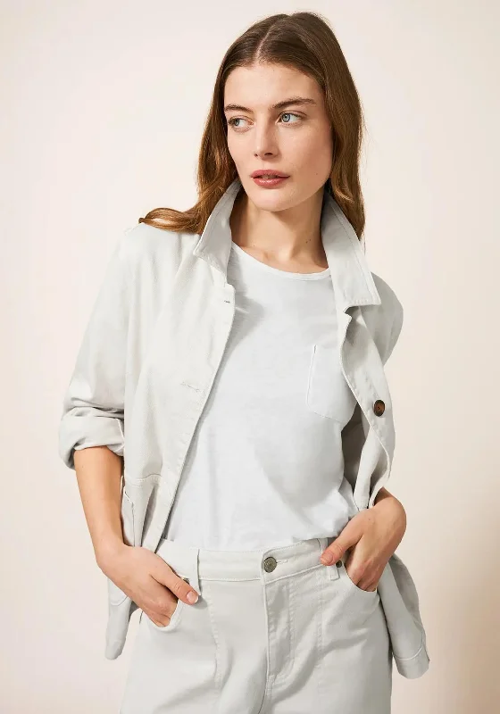 White Stuff Carrie Relaxed Denim Jacket, Natural