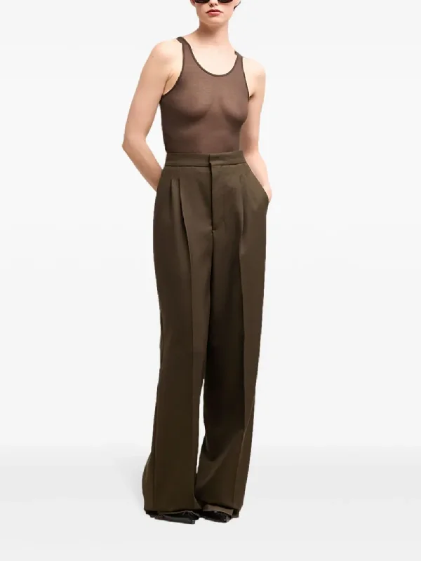 High Waist Large Trousers