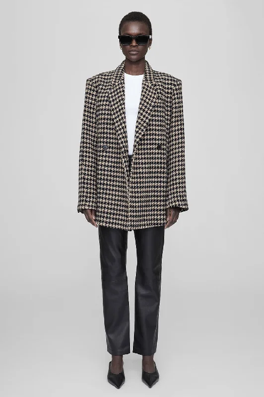 Kaia Blazer - Houndstooth