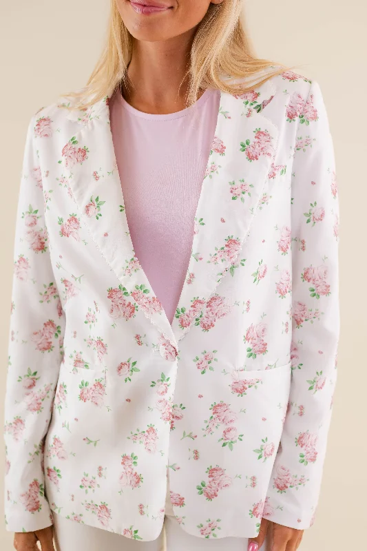 My Dearest Love Blazer-Pink