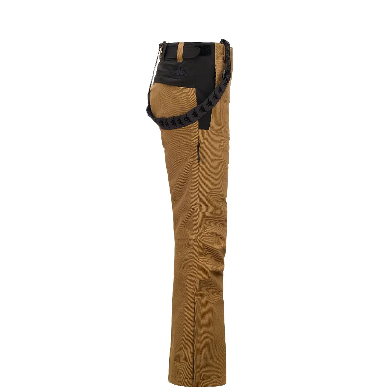 6CENTO  665V - Pants - Sport Trousers - Woman - BROWN CAMEL-BLACK