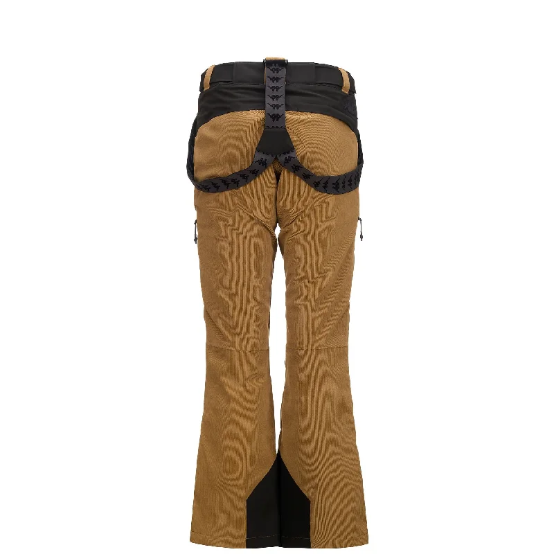 6CENTO  665V - Pants - Sport Trousers - Woman - BROWN CAMEL-BLACK