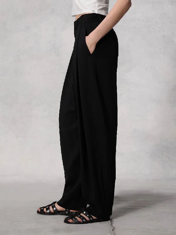 Cecily Crepe Pant (Black)