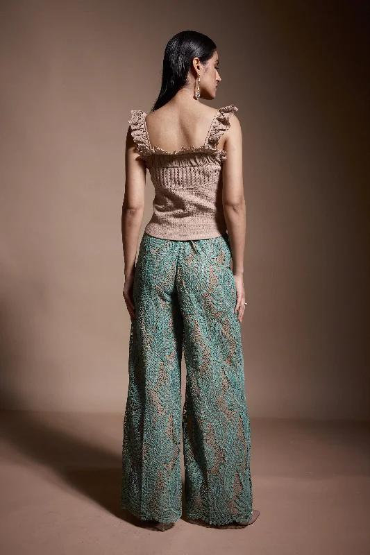 Sequin Lace Pant