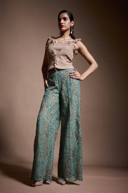 Sequin Lace Pant