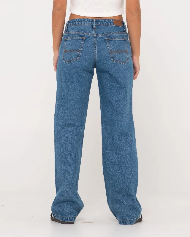 Super Low Rise Straight Leg Jean