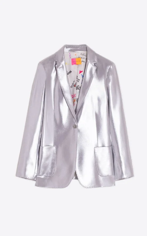 Vilagallo - Harlow Jacket in Silver