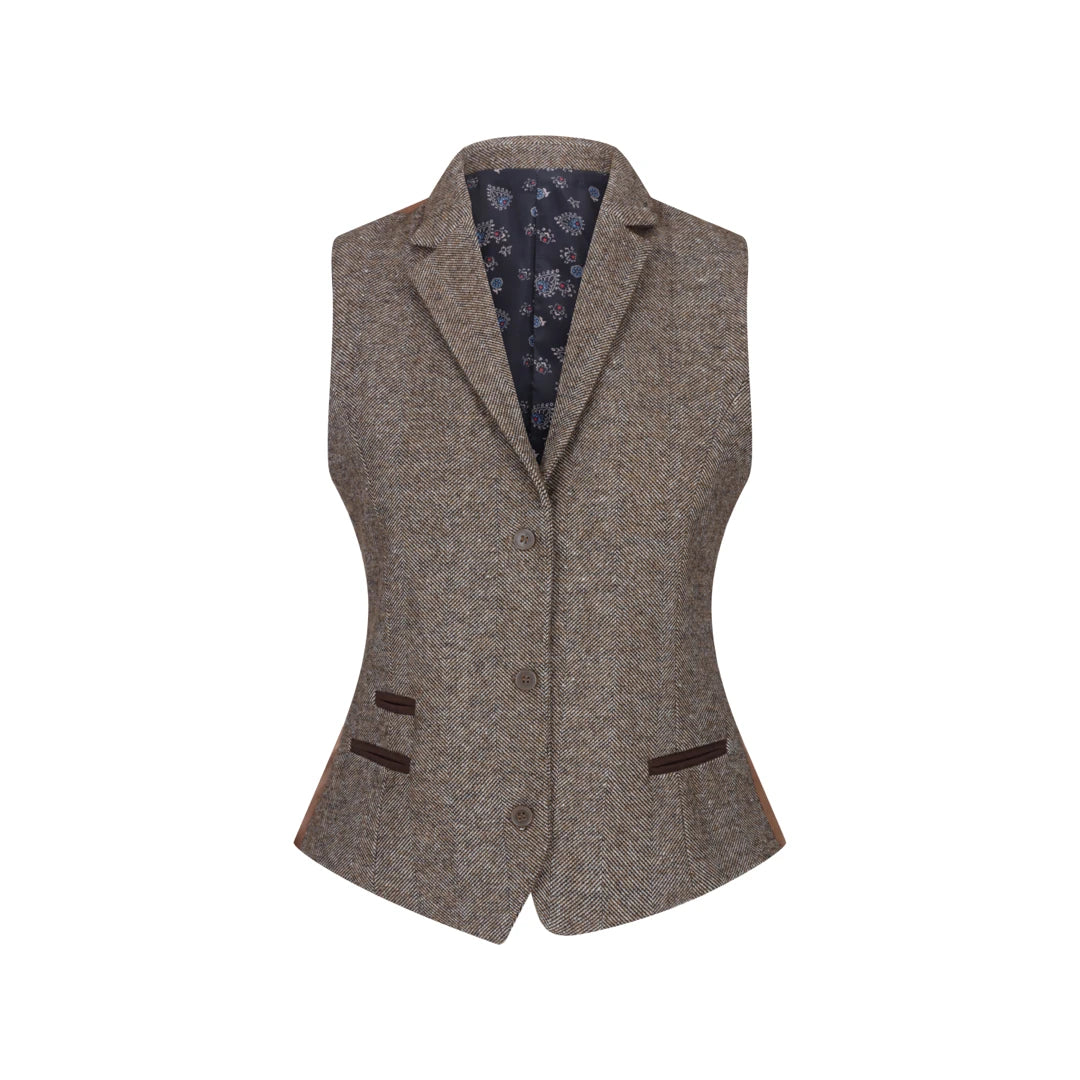 Brown / UK 8 / Waistcoat