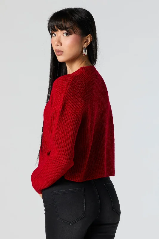 Solid Knit Sweater