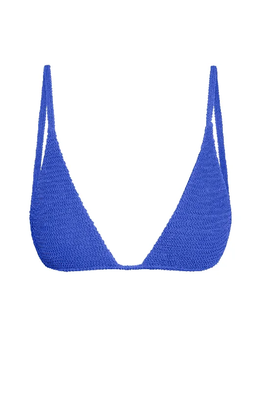 Barbados Top - Cobalt Crinkle