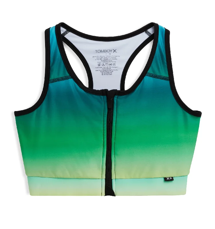 Swim Racerback Zip Top LC - Under the Surface