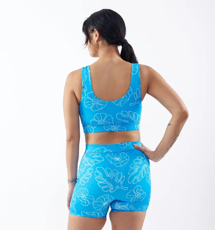 Swim Reversible Sport Top LC - Keep Palm