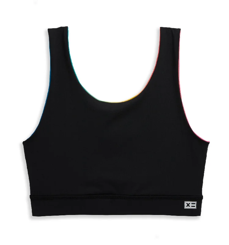 Swim Reversible Sport Top - Melting Rainbow