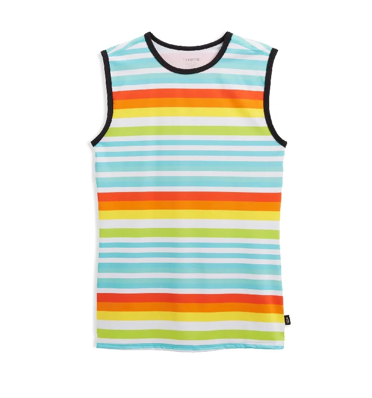 Swim Tank LC - Sunset Stripes