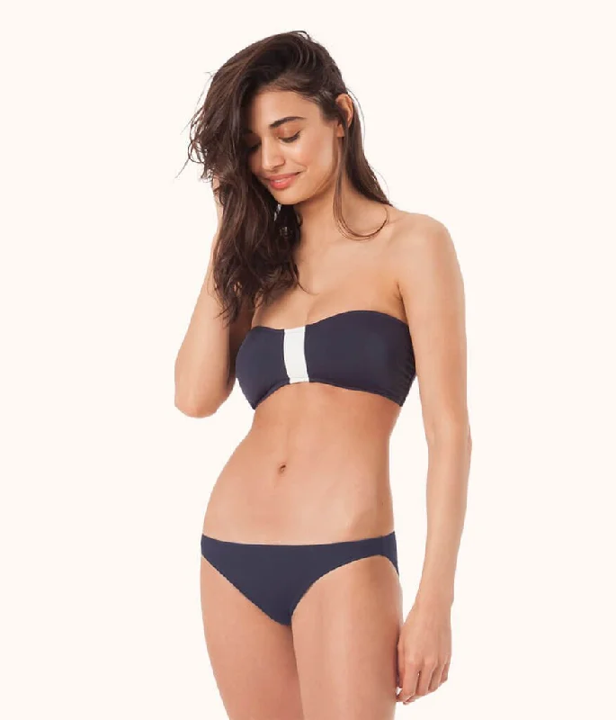 The Bandeau - Colorblock: Navy/White