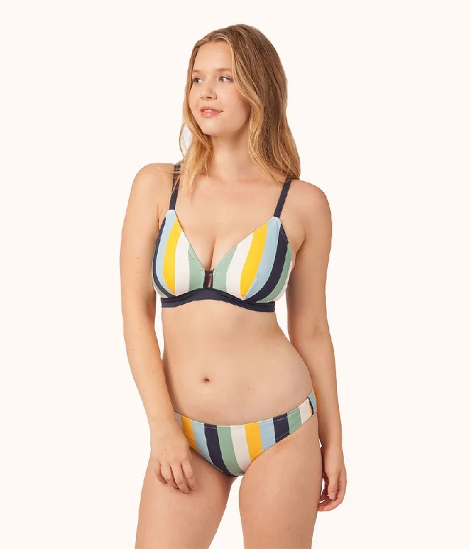 The Busty Bralette - Print: Sunny Stripe