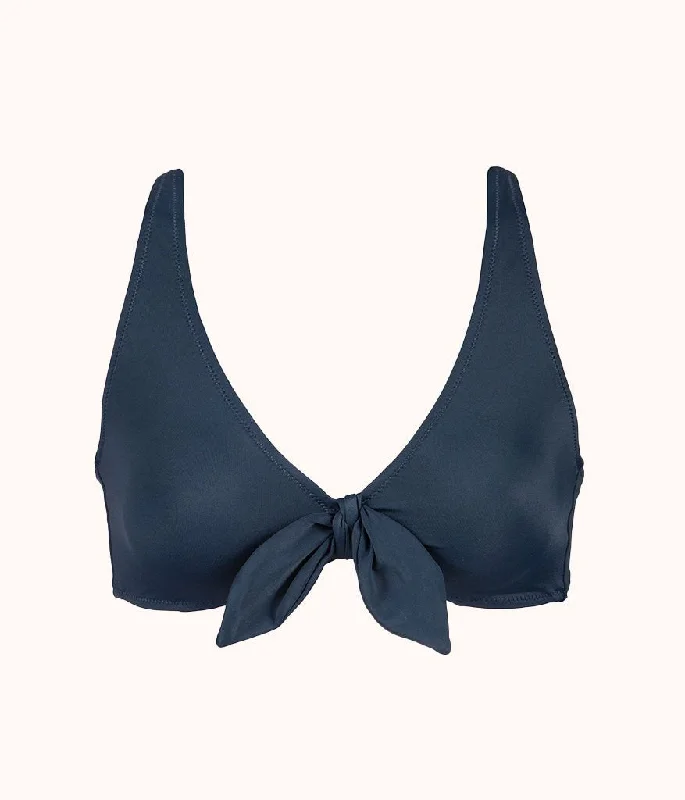 The Plunge Bralette: Navy