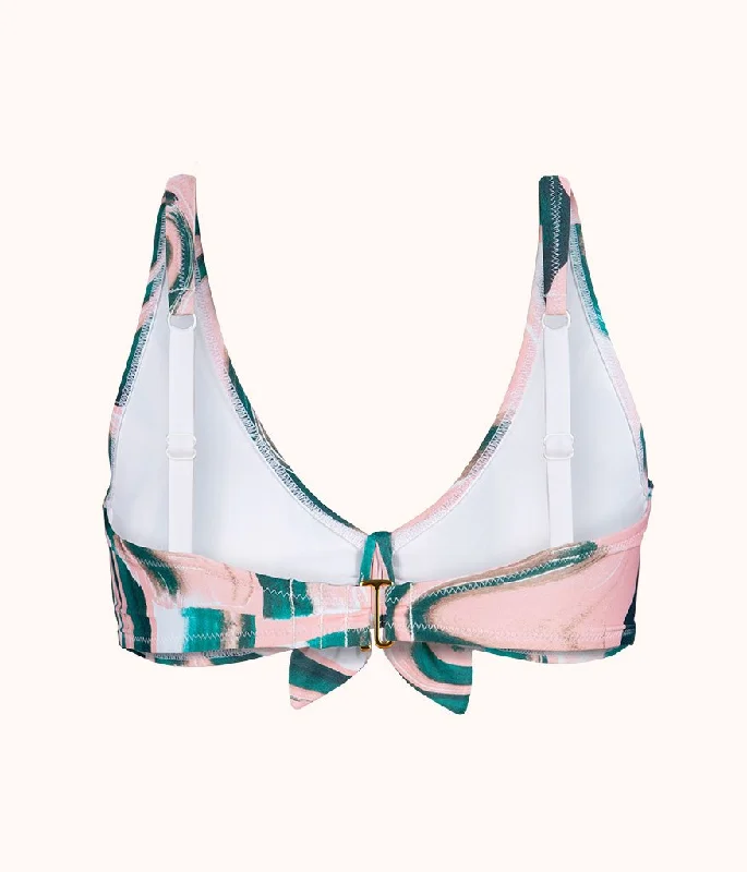 The Plunge Bralette - Print: Paint Brush