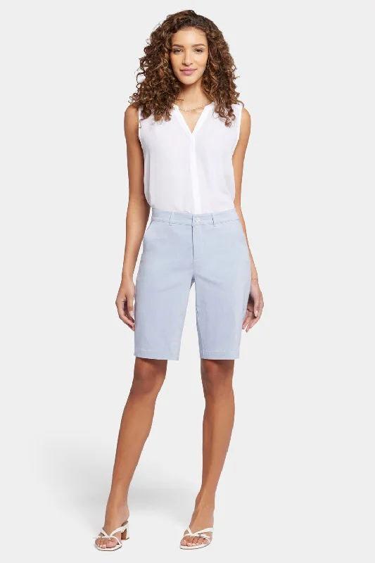 Bermuda Shorts - Light Blue Heather