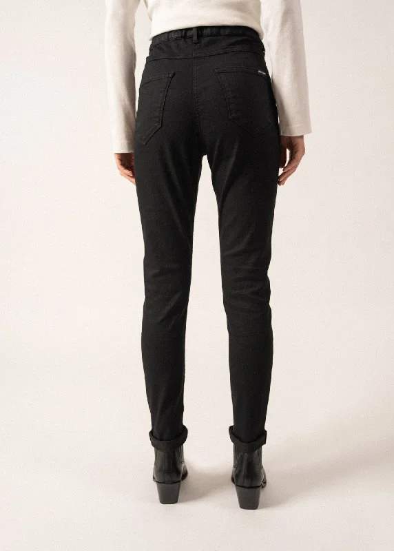 Olivia Cotton Jegging - in denim (NOIR)