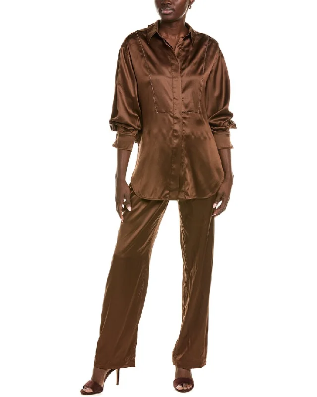 Brunello Cucinelli Silk-Blend Jumpsuit