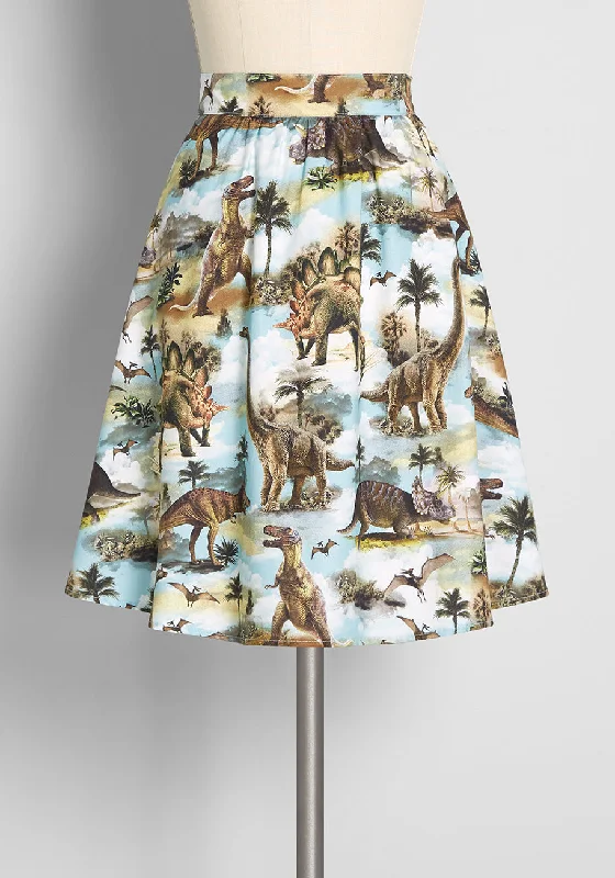 Ferocious and Fearless A-Line Skirt