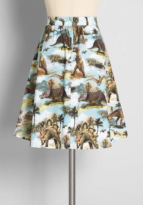 Ferocious and Fearless A-Line Skirt