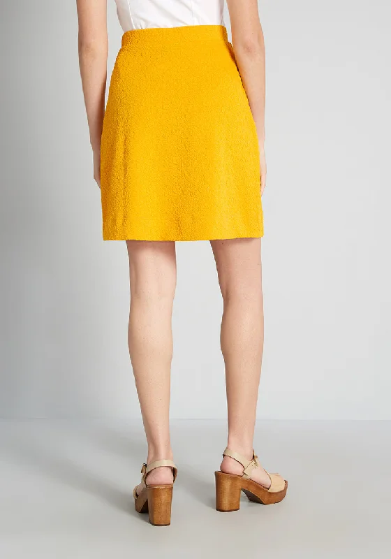 Goldie Blooms Knit A-Line Skirt