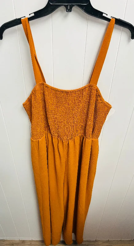 Jumpsuit By Clothes Mentor In Orange, Size: Xxl