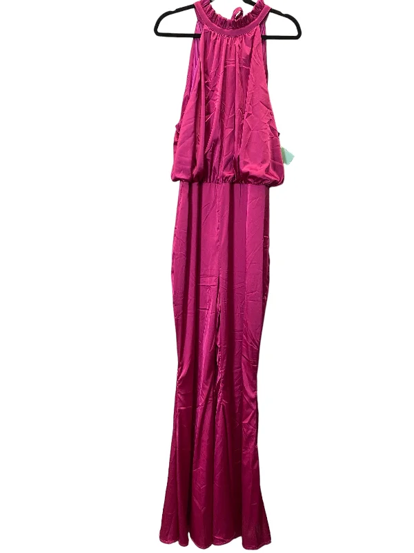 Jumpsuit By Fashion Nova In Mauve, Size: Xxxl