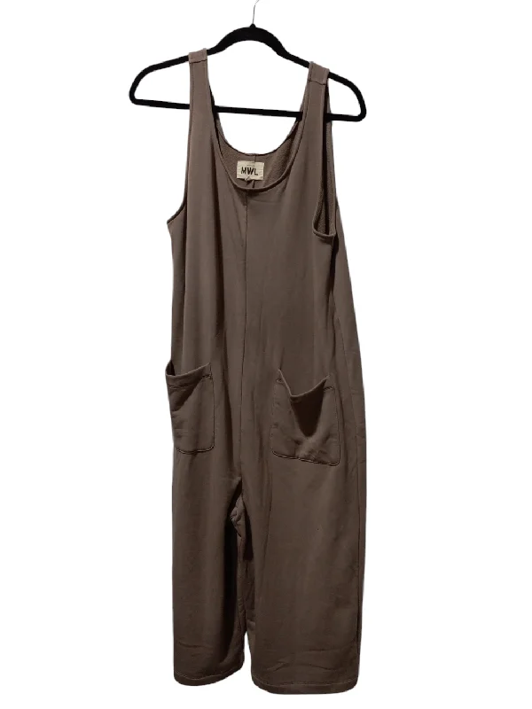 Jumpsuit By Madewell In Brown, Size: L