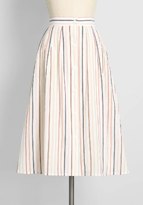 Lasting Allure Pleated Swing Skirt